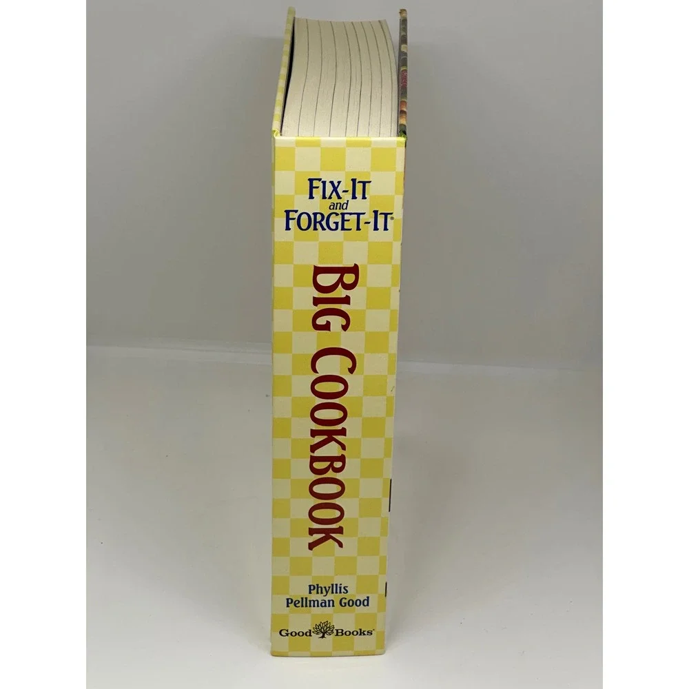 Fix-It and Forget-It Big Cookbook Yellow Hardcover Slow Cooker Recipes 1400 Best